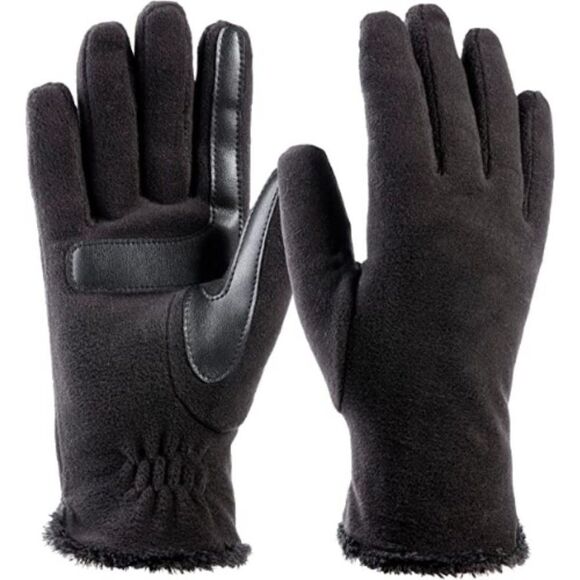 Isotoner Women's Stretch Fleece Gloves with Microluxe and Smart Touch Te… - Picture 1 of 13